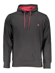 U.S. GRAND POLO Herren Kapuzenpullover Schwarz