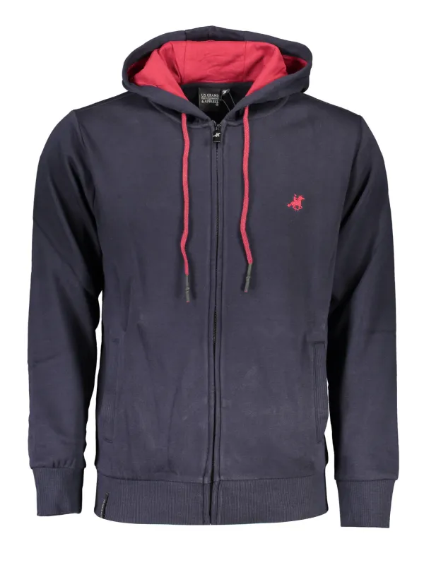 U.S. GRAND POLO Herren Kapuzenpullover Blau | online kaufen