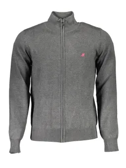 U.S. GRAND POLO Herren Strickjacke Grau mieten - Flex-Fashion