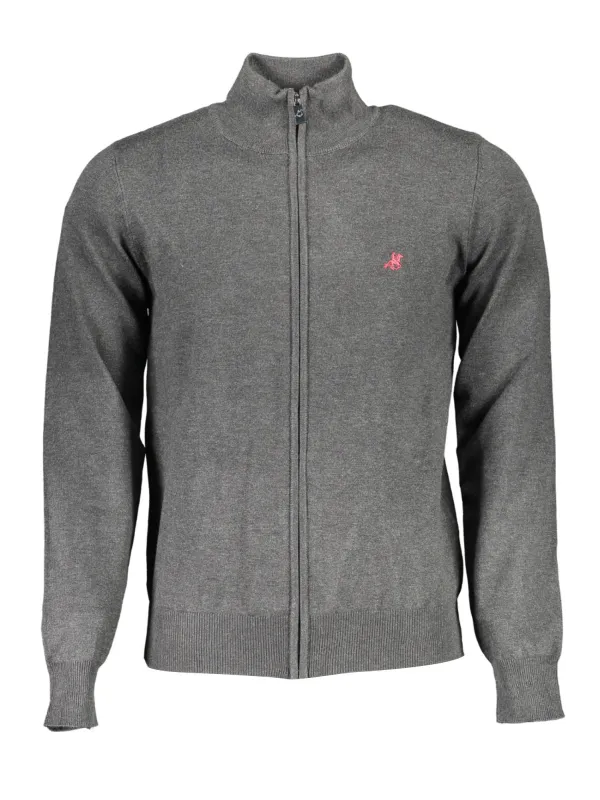 U.S. GRAND POLO Herren Strickjacke Grau | online kaufen