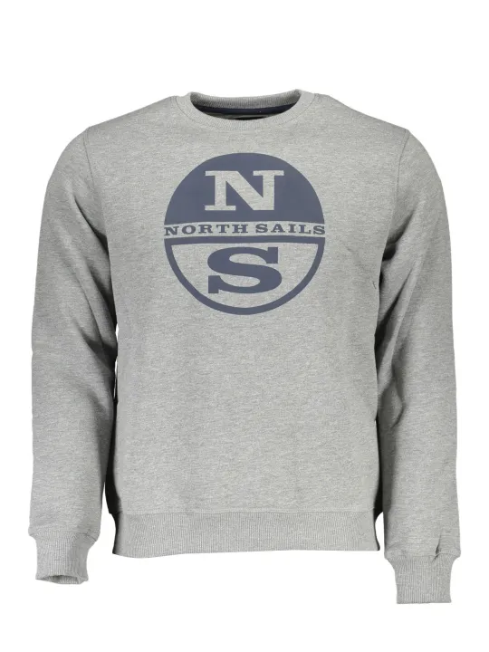 North Sails Herren Langarm-Sweatshirt Grau | online kaufen