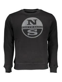 North Sails Herren Langarm-Sweatshirt Schwarz