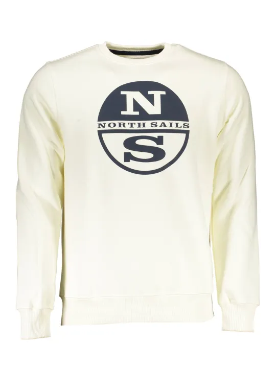 North Sails Herren Langarm-Sweatshirt Weiß | online kaufen