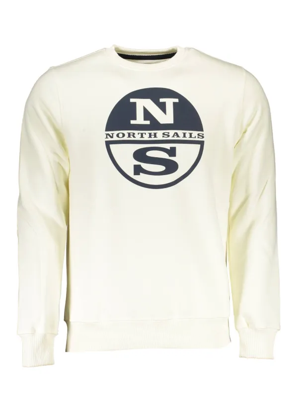 North Sails Herren Langarm-Sweatshirt Weiß | online kaufen