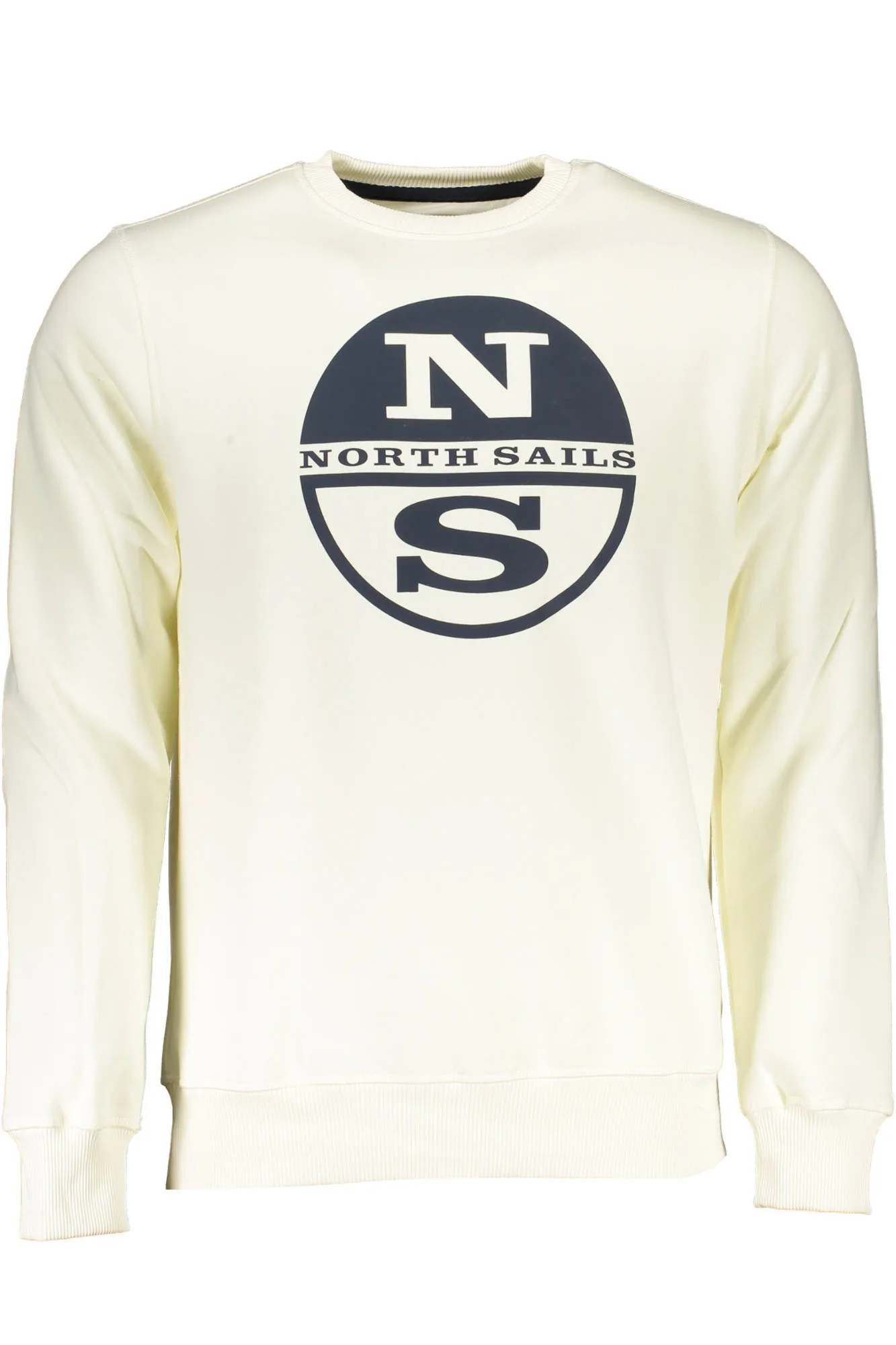 Herren Langarm-Sweatshirt Weiß 902461-000_BIANCO_0105