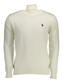Miete stilvollen U.S. POLO Herren Pullover in Weiß - Flex-Fashion