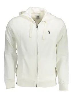 U.S. POLO Herren Kapuzenpullover Weiß mieten - Flex-Fashion