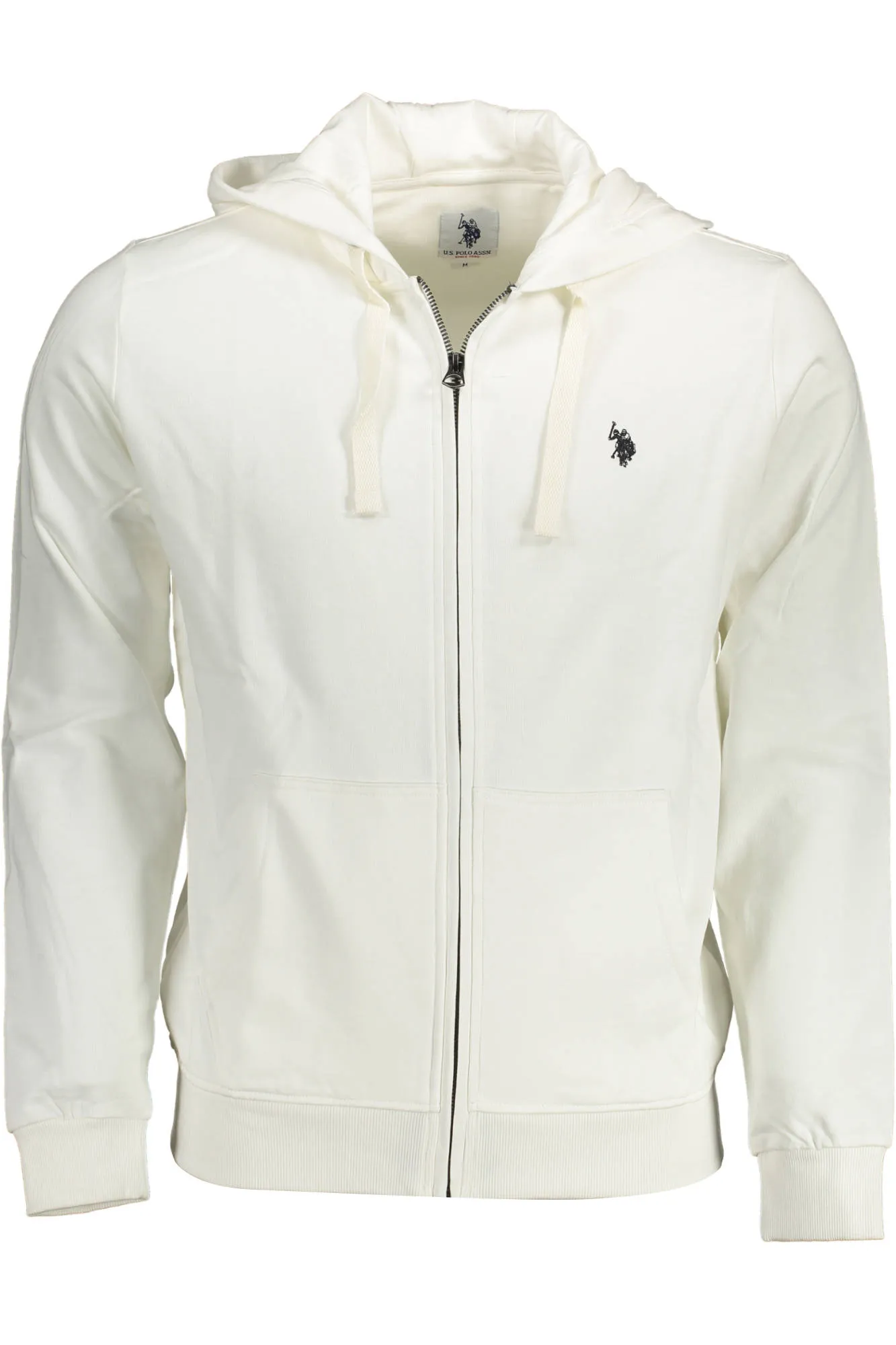 Herren Kapuzenpullover Weiß 63025-53223_BIANCO_101