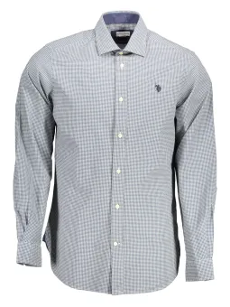 Mieten Sie U.S. POLO Herrenhemd Hellblau - Flex-Fashion Verleih