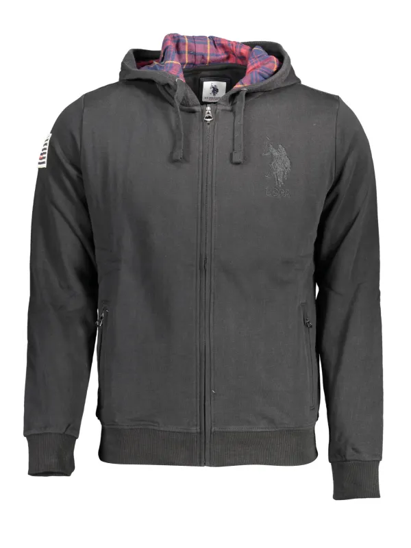 U.S. POLO Herren Langarm-Sweatshirt Schwarz | online kaufen