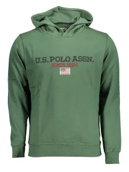 U.S. POLO Herren Kapuzen-Sweatshirt Grün mieten | Flex-Fashion