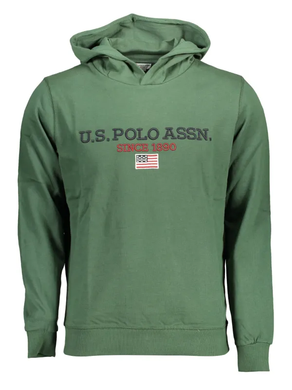 U.S. POLO Herren Kapuzen-Sweatshirt Grün | online kaufen