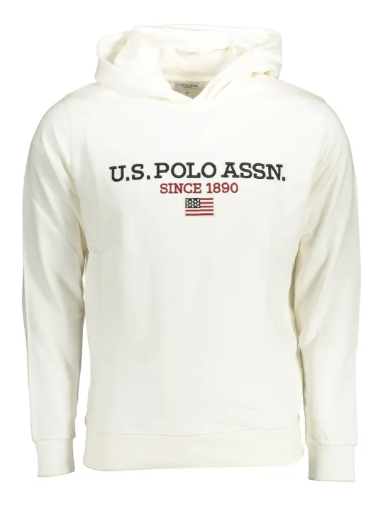 U.S. POLO Herren Kapuzen-Sweatshirt Weiß | online kaufen