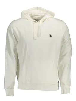 U.S. POLO Herren Kapuzen-Sweatshirt Weiß mieten | Flex-Fashion