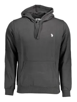 U.S. POLO Herren Kapuzen-Sweatshirt Schwarz leihen - Flex-Fashion
