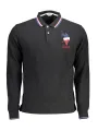 U.S. POLO Herren Langarm-Poloshirt Schwarz | online kaufen