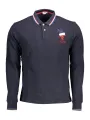 U.S. POLO Herren Langarm-Poloshirt Blau | online kaufen