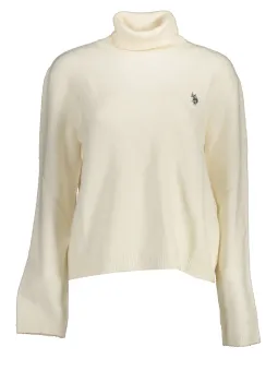 U.S. POLO Damen Pullover Weiß XL leihen bei Flex-Fashion