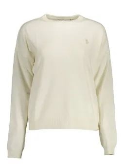 Miete U.S. POLO Damen Langarmshirt Weiß, Blusen 2XL/XL