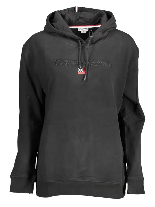 U.S. POLO Damen Kapuzenpullover Schwarz | online kaufen