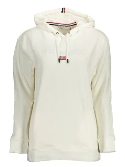 U.S. POLO Damen Kapuzenpullover Weiß mieten - Flex-Fashion
