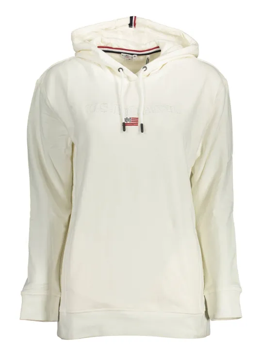 U.S. POLO Damen Kapuzenpullover Weiß | online kaufen