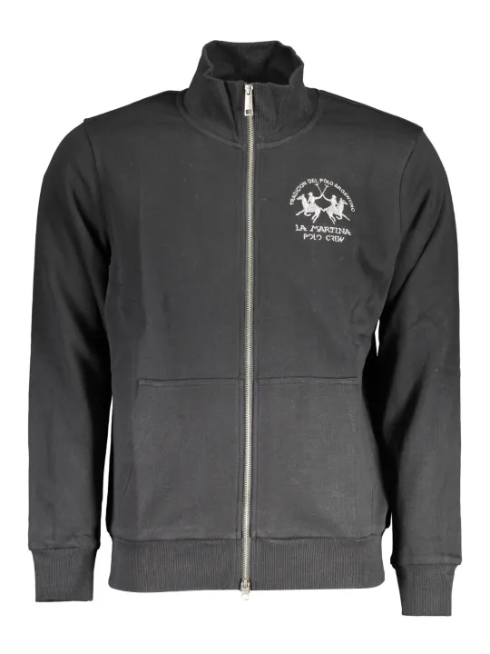 LA MARTINA Herren Langarm-Sweatshirt Schwarz | online kaufen