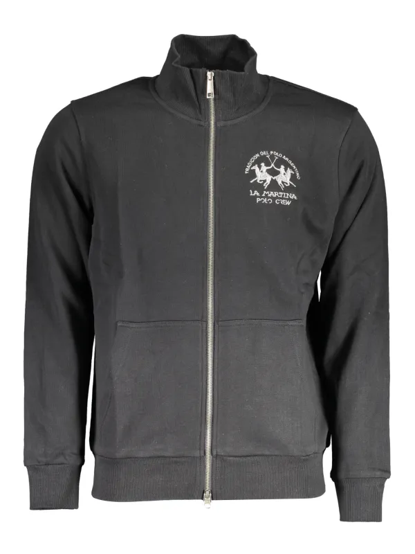 LA MARTINA Herren Langarm-Sweatshirt Schwarz | online kaufen