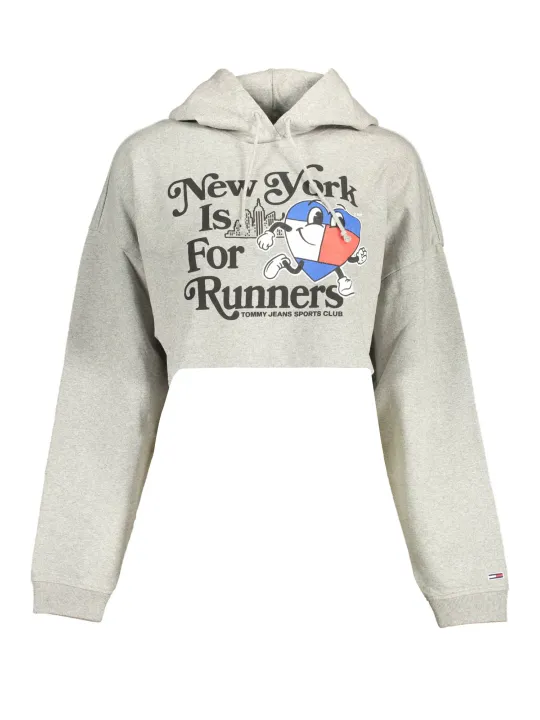 Tommy Hilfiger Damen Kapuzen-Sweatshirt Grau | online kaufen