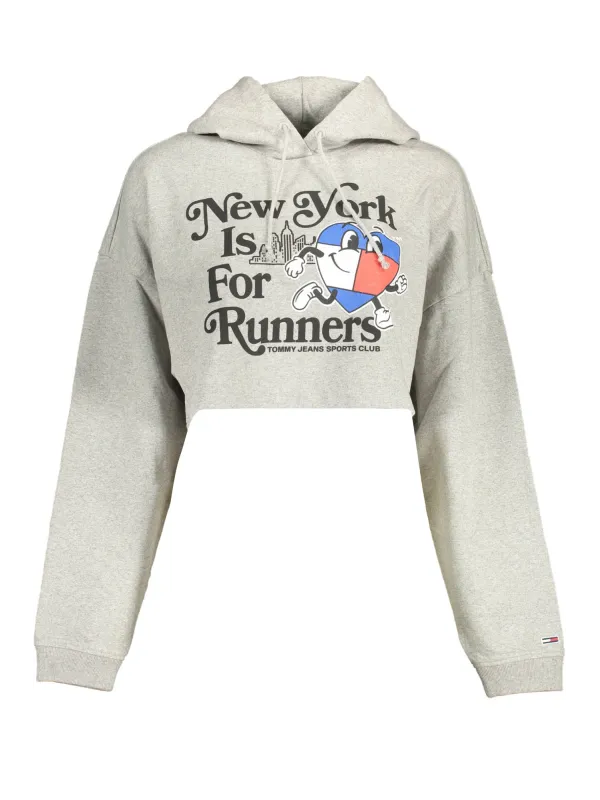 Tommy Hilfiger Damen Kapuzen-Sweatshirt Grau | online kaufen