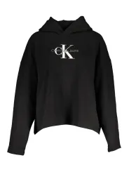 Calvin Klein Damen Langarm-Sweatshirt Schwarz