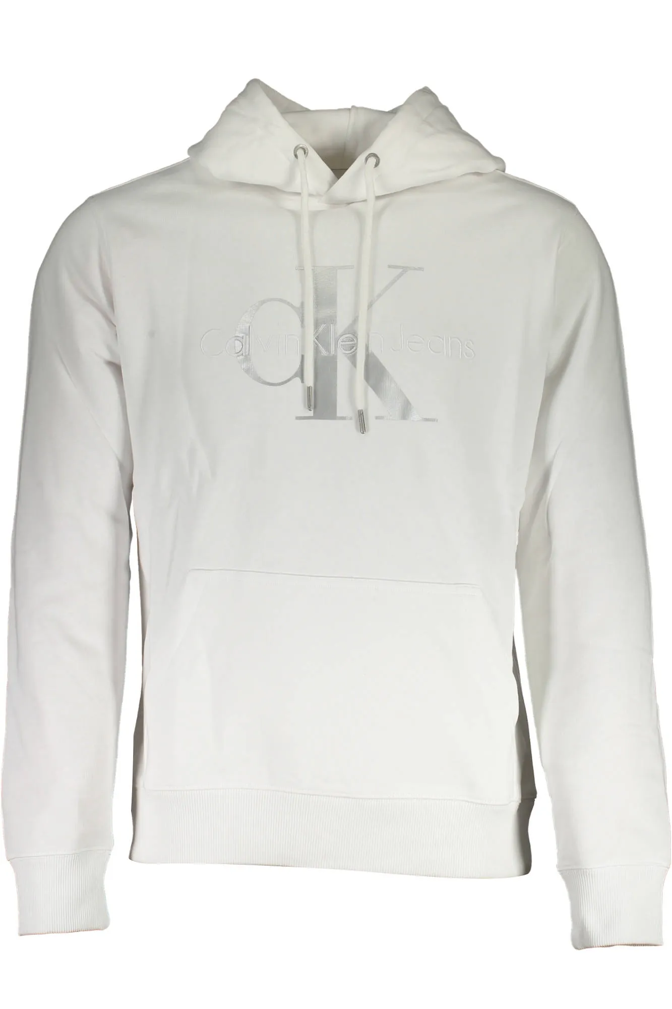 Herren Langarm-Sweatshirt Weiß J30J320805_BIANCO_OK6