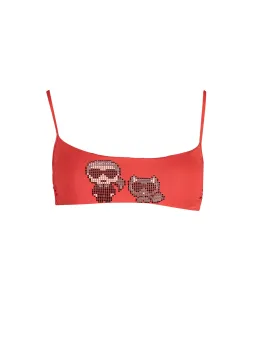 Karl Lagerfeld Damen Bademode Rot mieten - Flex-Fashion