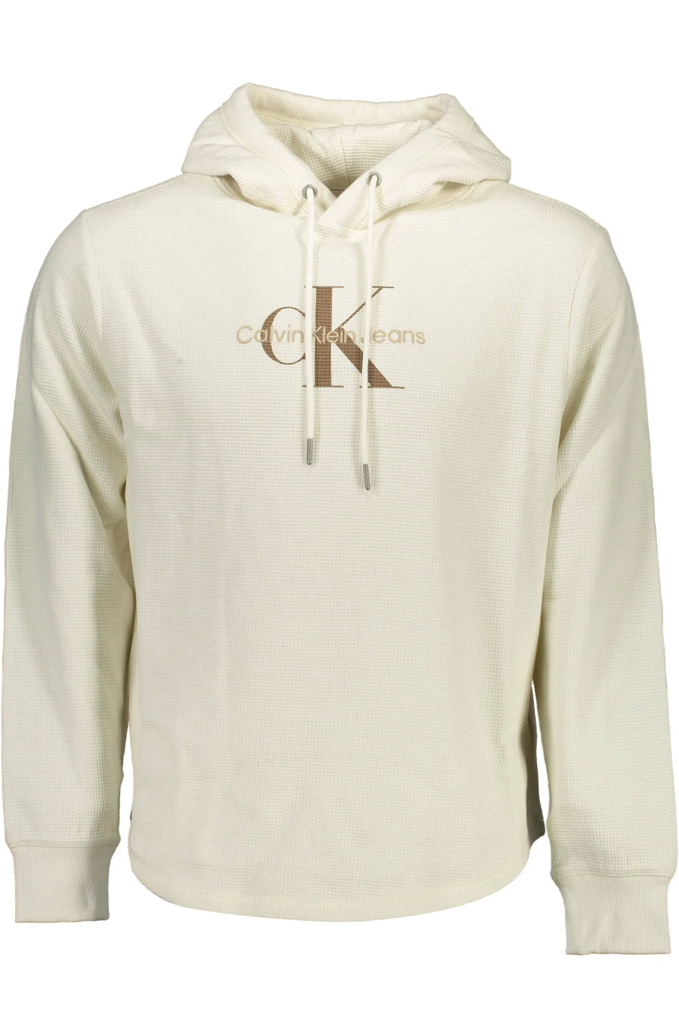 Herren Langarm-Kapuzen-Sweatshirt Weiß J30J322701_BIANCO_YBI