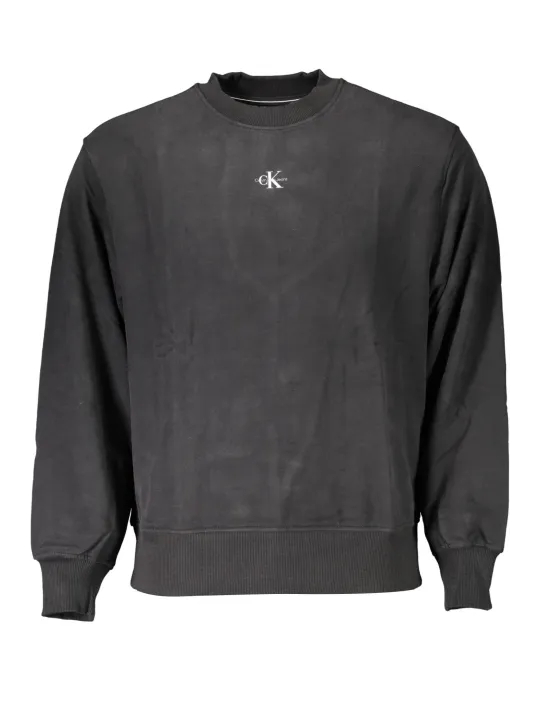 Calvin Klein Herren Langarm-Sweatshirt Schwarz