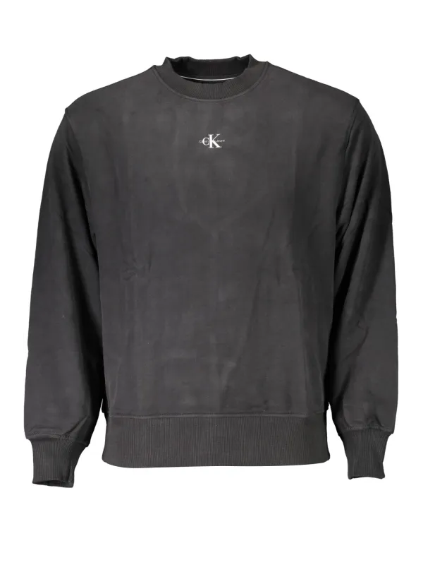 Calvin Klein Herren Langarm-Sweatshirt Schwarz