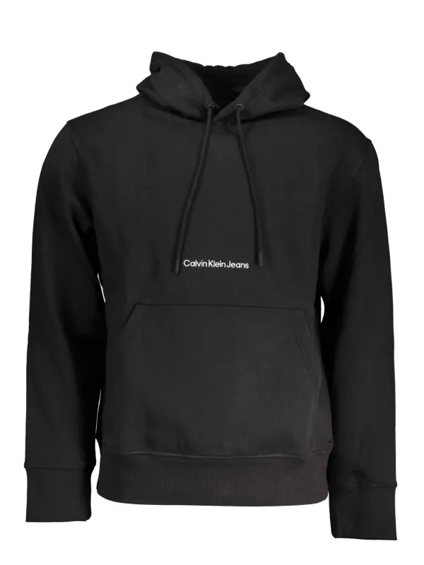 Calvin Klein Herren Langarm-Sweatshirt Schwarz