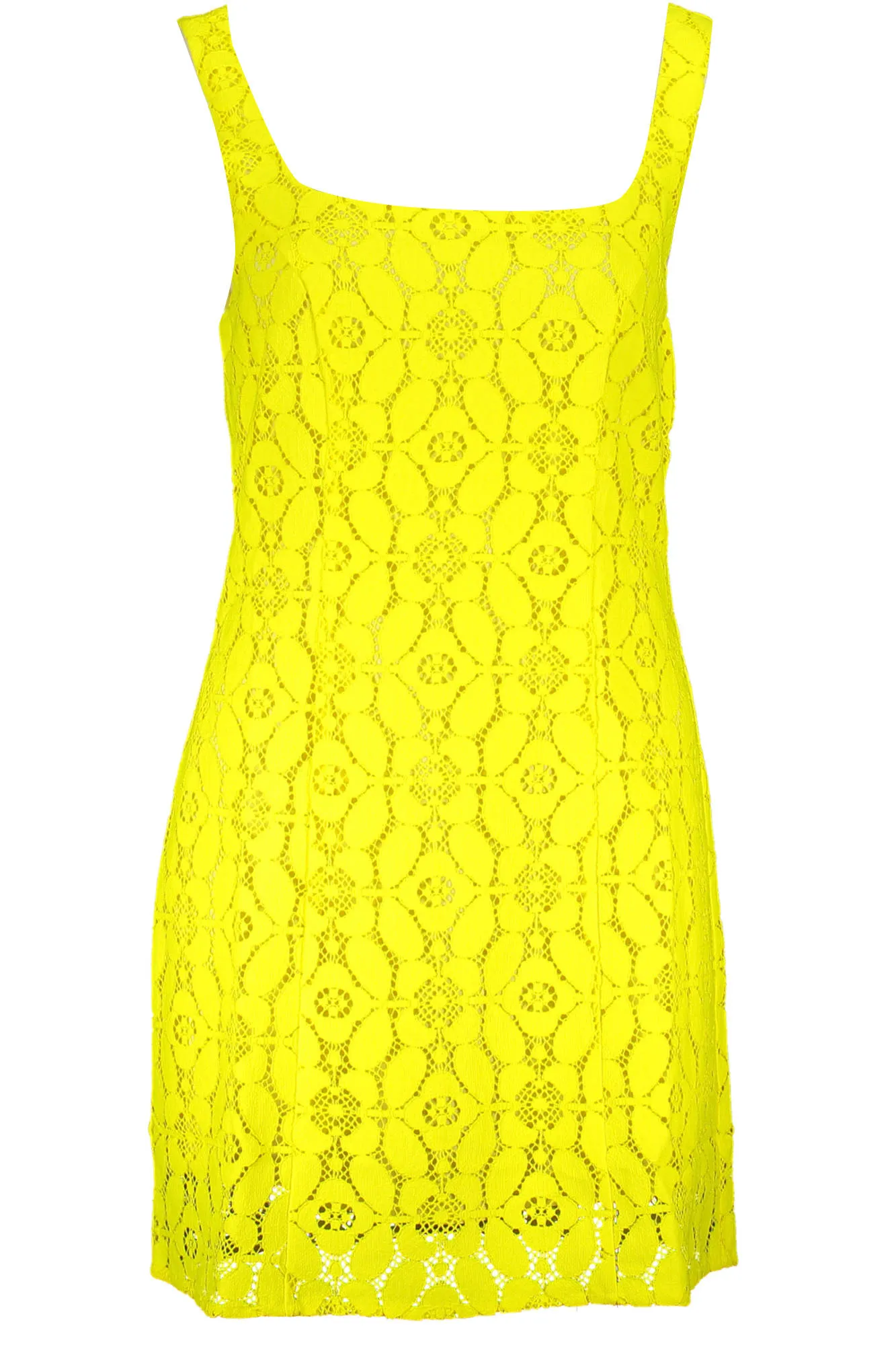 Damen Kleid Gelb 23SWVW02_GIALLO_8035