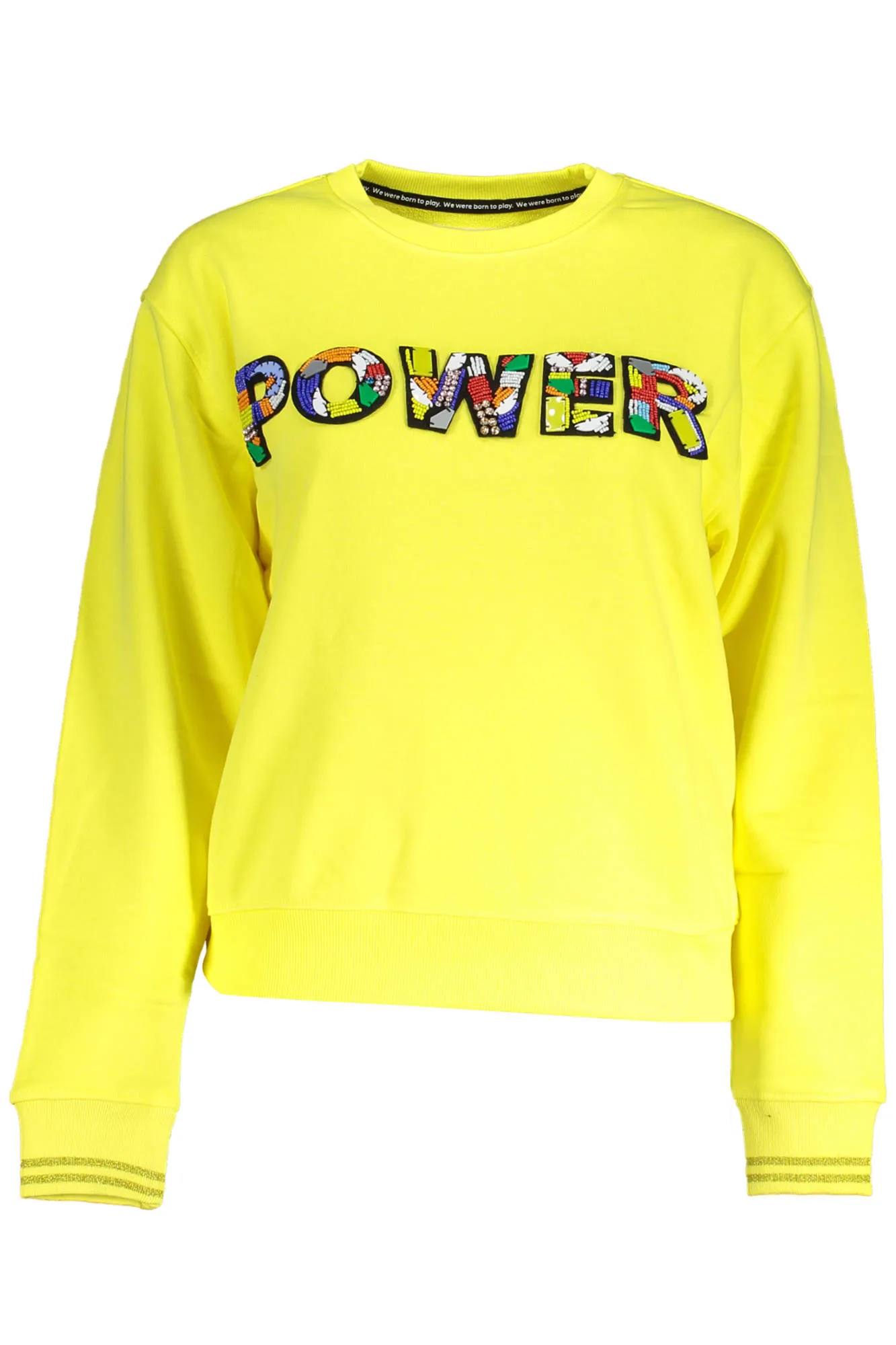 Damen Langarm-Sweatshirt Gelb 23SWSK01_GIALLO_8035
