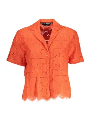 Desigual Damen Kurzarmshirt Orange | online kaufen