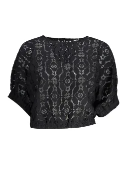 Desigual Damen Bluse Schwarz mieten - Flex-Fashion Verleih