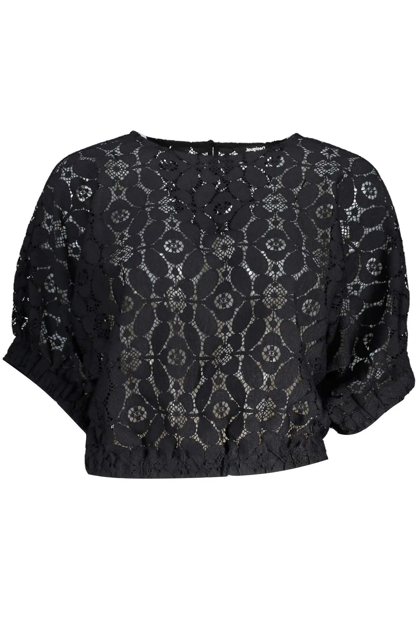 Damen Bluse Schwarz 23SWBW01_NERO_2000