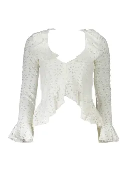 Desigual Damen Hemd Weiß mieten - Flex-Fashion Verleih