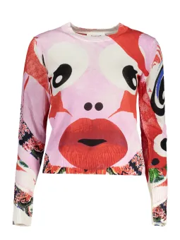 Desigual Damen Langarmshirt Rosa leihen – Flex-Fashion Verleih