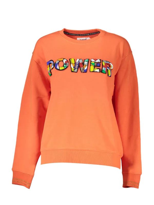 Desigual Damen Langarm-Sweatshirt Orange | online kaufen