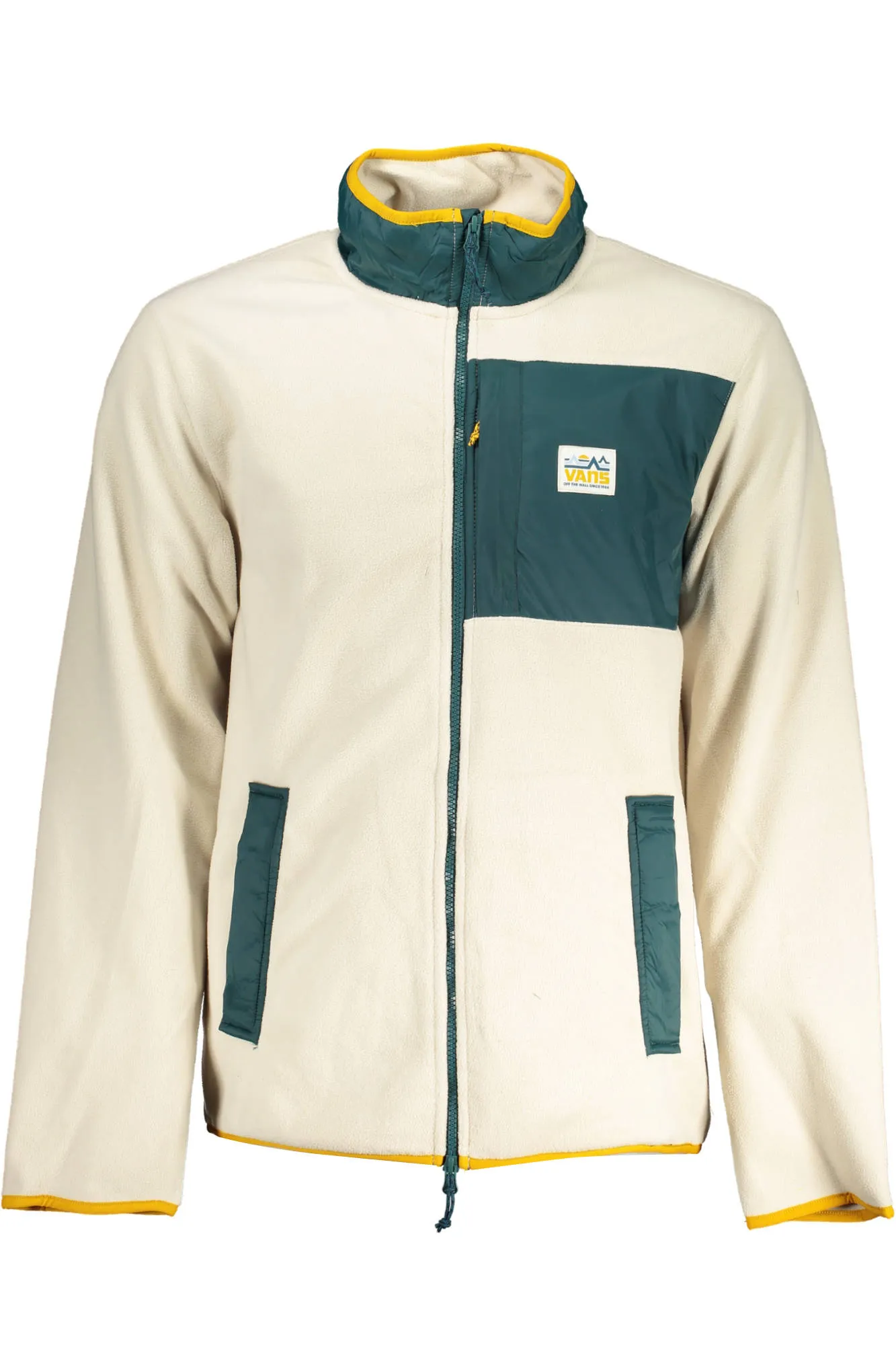 Herren Langarm-Fleece-Sweatshirt Beige VN0000C5_BEIGE_EKD