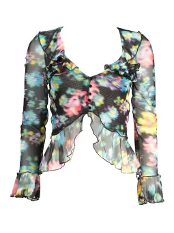 Desigual Damen Langarm-T-Shirt Schwarz | online kaufen