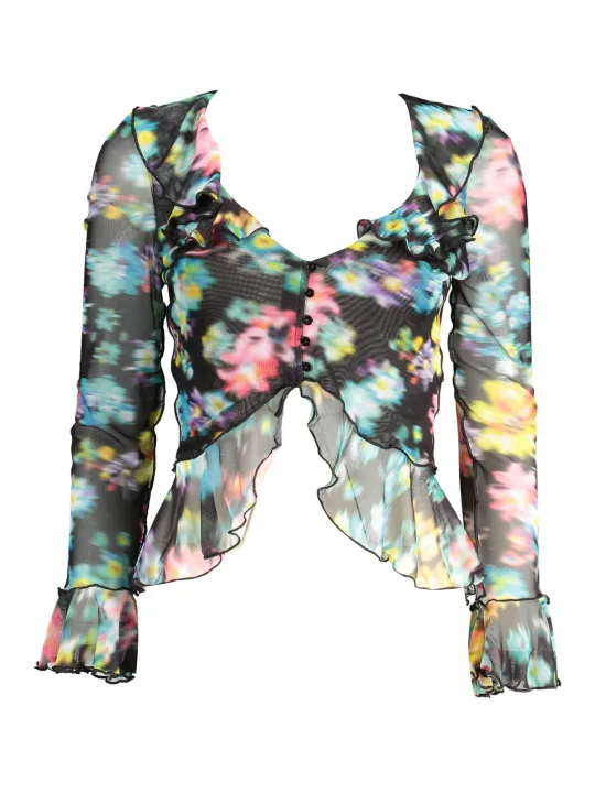 Desigual Damen Langarm-T-Shirt Schwarz | online kaufen