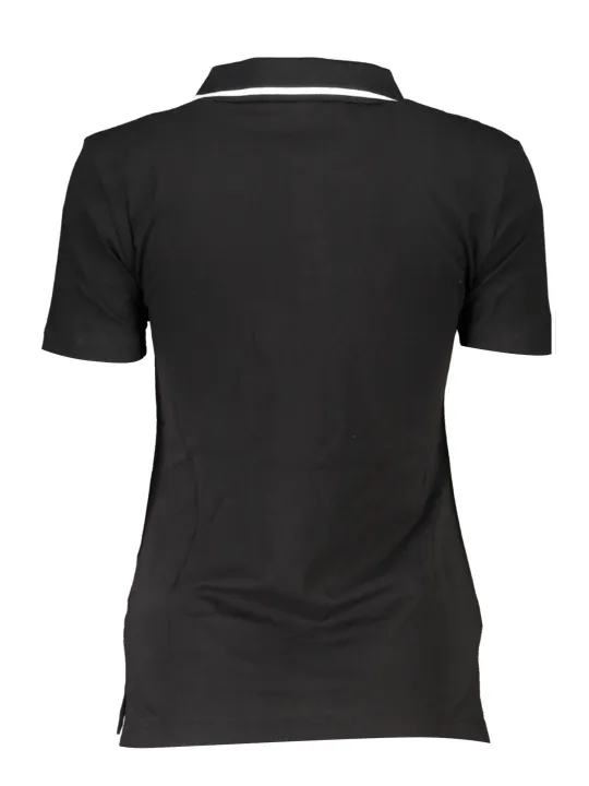 Fila Damen Kurzarm-Poloshirt Schwarz | online kaufen