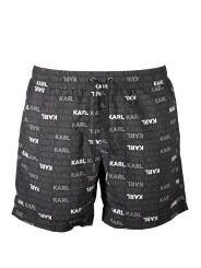 Karl Lagerfeld Beachwear Herren Tasche Schwarz